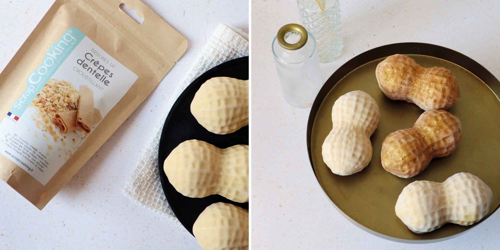 Ambiance trompe-l'œil cacahuètes - ScrapCooking®